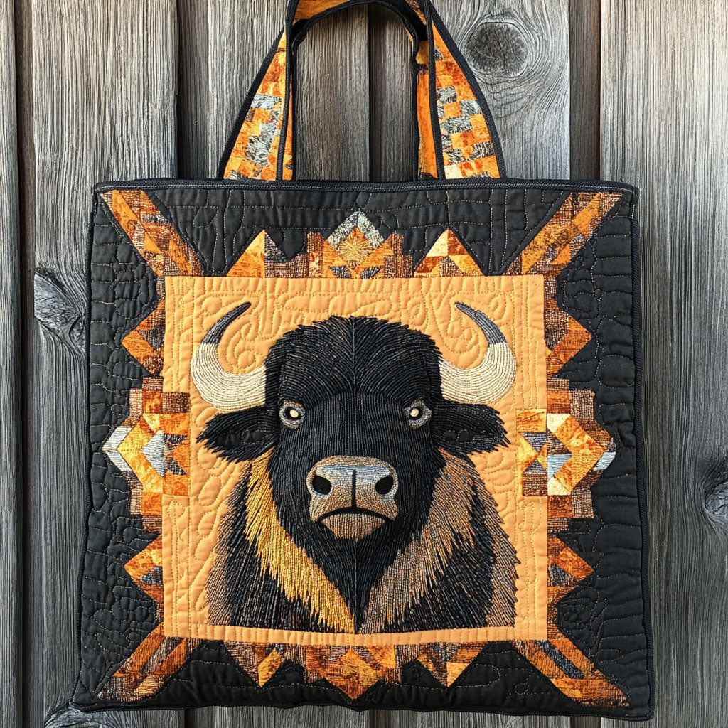 Ironhide Bison WN0901046CL Quilted Tote Bag