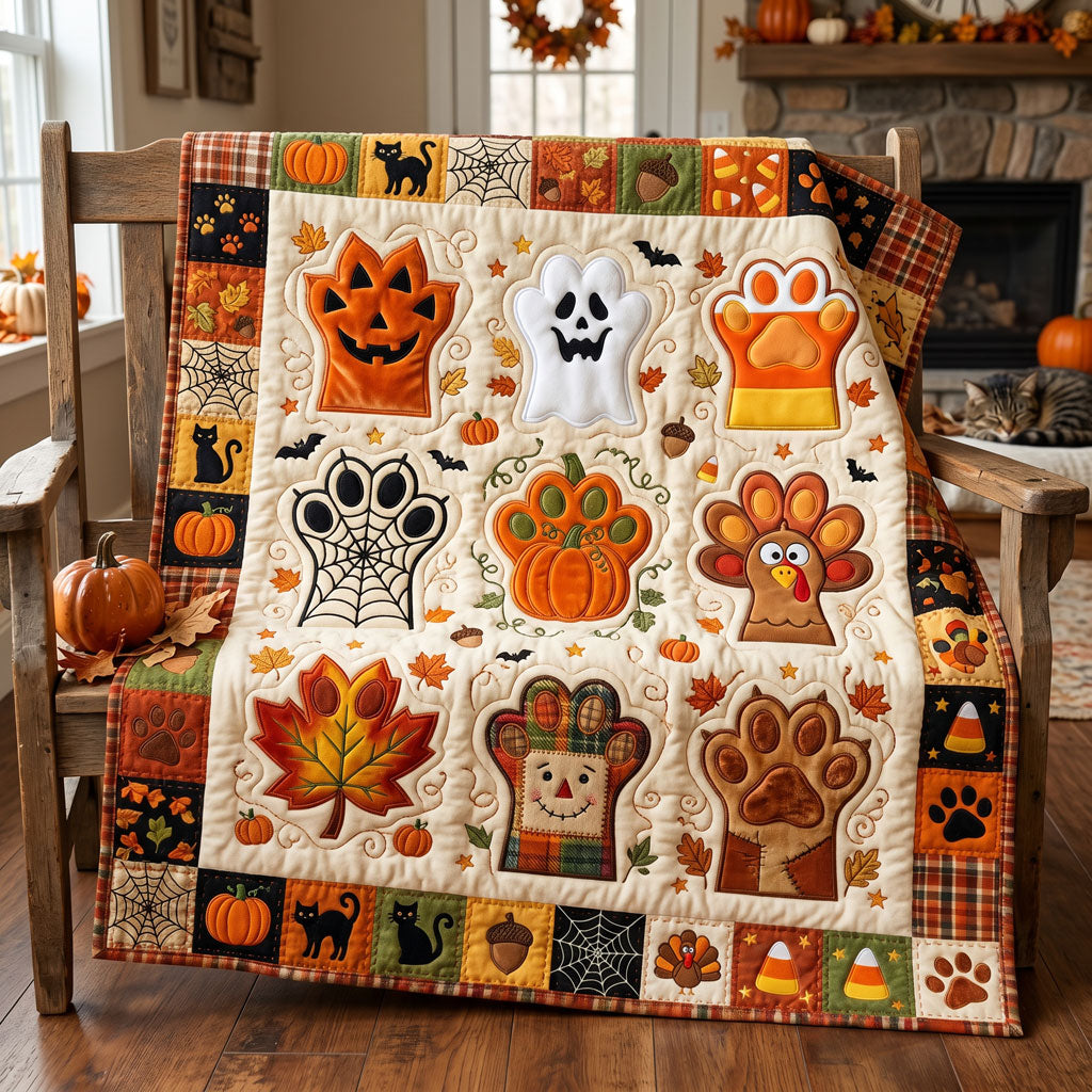 Spooky Paw Patch WN2705014CL Quilt