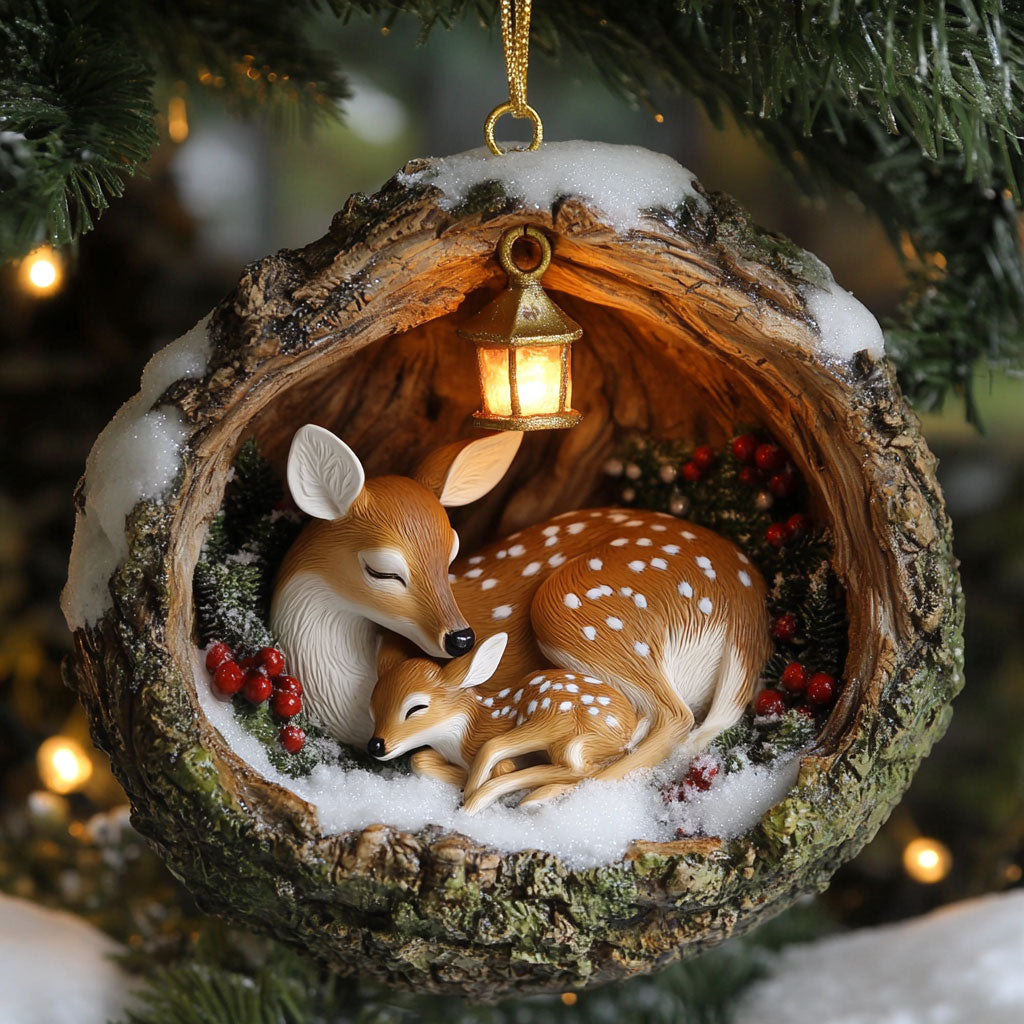 Cozy Deer CP0312215CL Christmas Ornament
