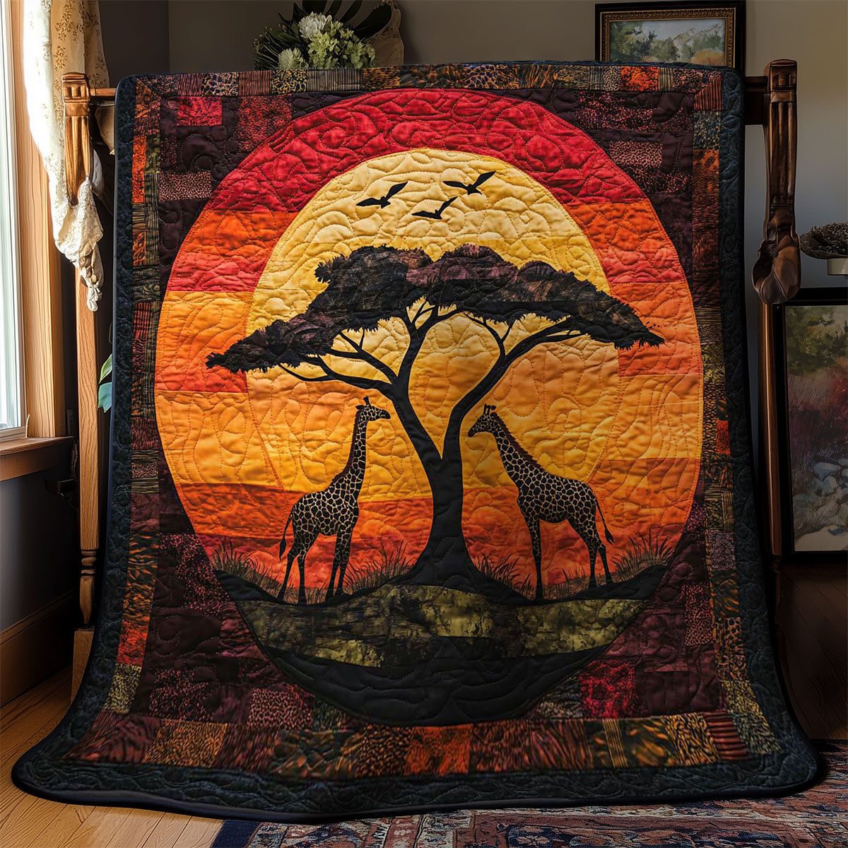 Serene African Safari WN2402023CL Quilt