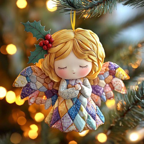 Cozy Angel Christmas WN2411016CL Christmas Ornament