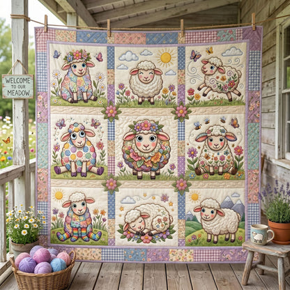Sweet Meadow Lambs WN0206014CL Quilt