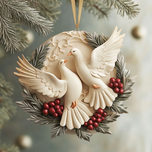 Turtle Dove of Friendship XK1710018CL Christmas Ornament