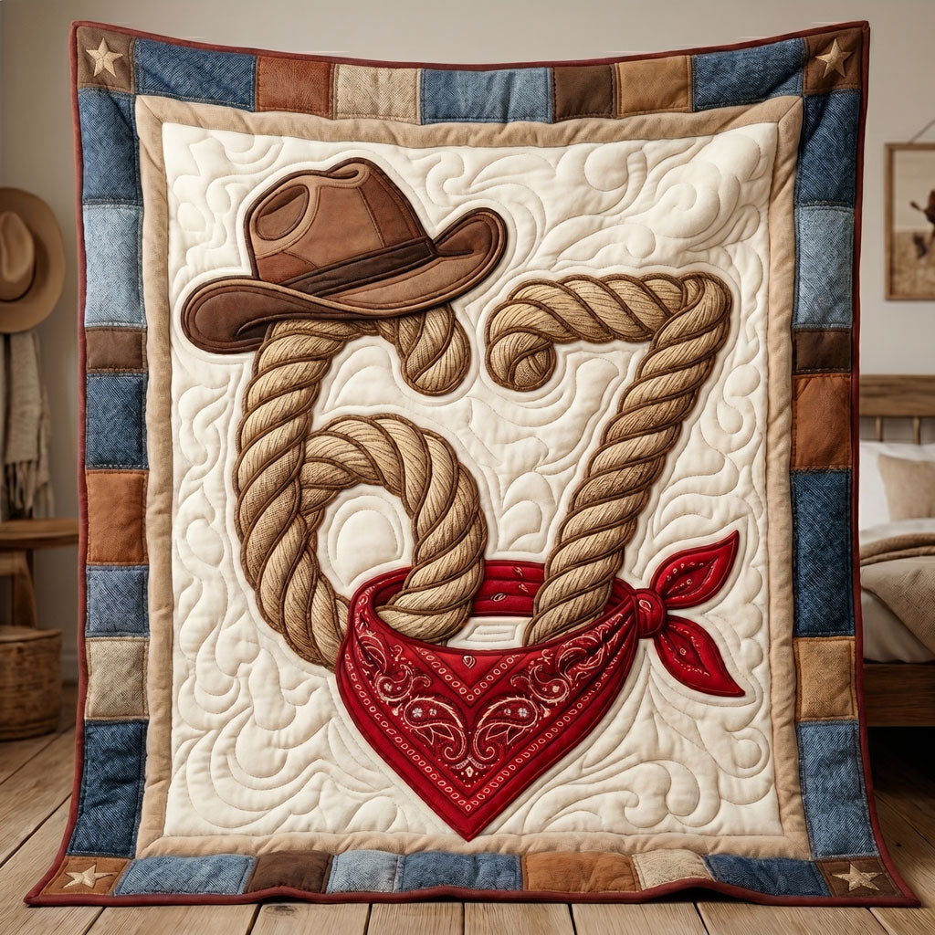 Cowboy Love Rope WN1504004CL Quilt