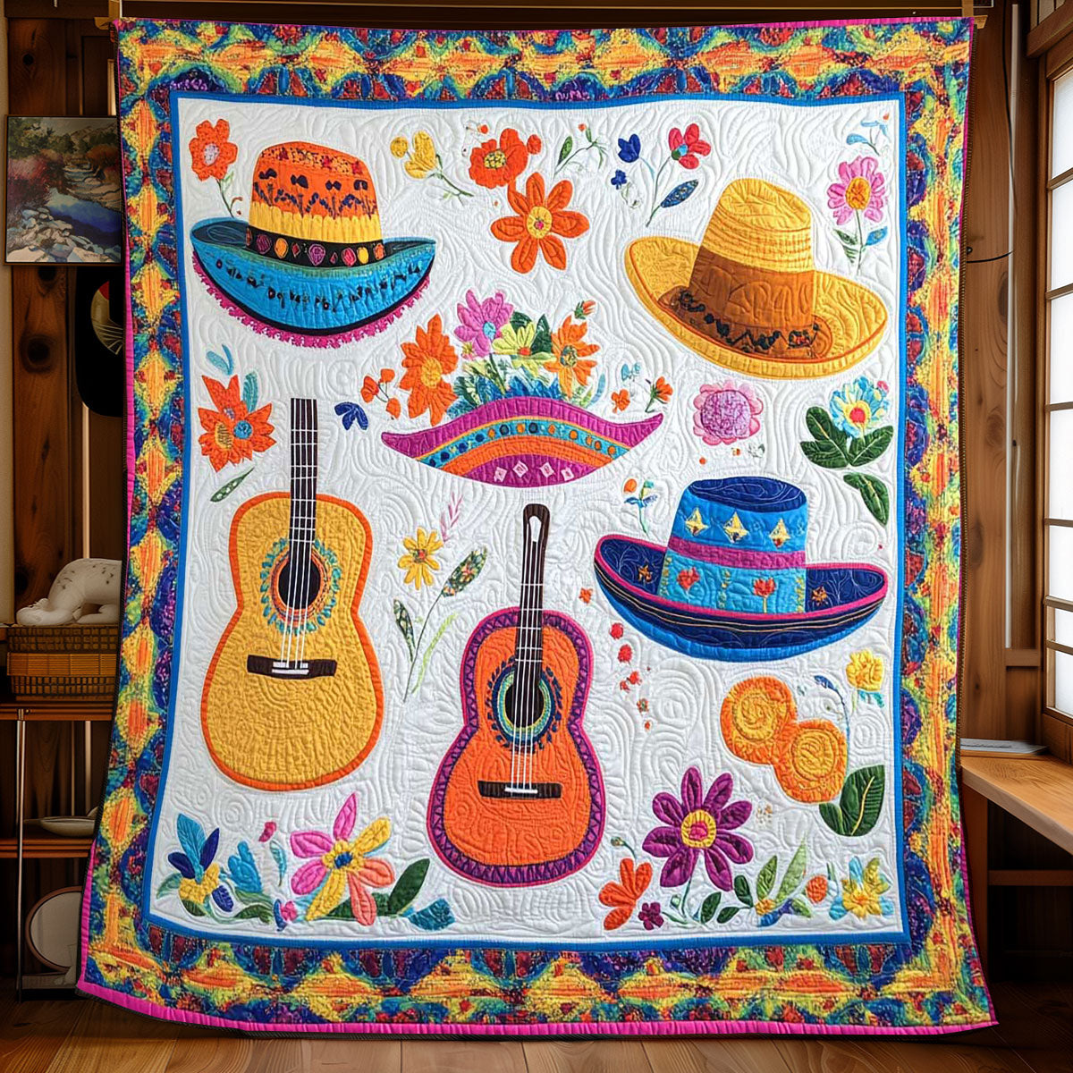 Mexico Dance WP0802023CL Quilt