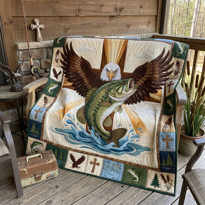 Faith And Fishing Legacy WN1606007CL Quilt