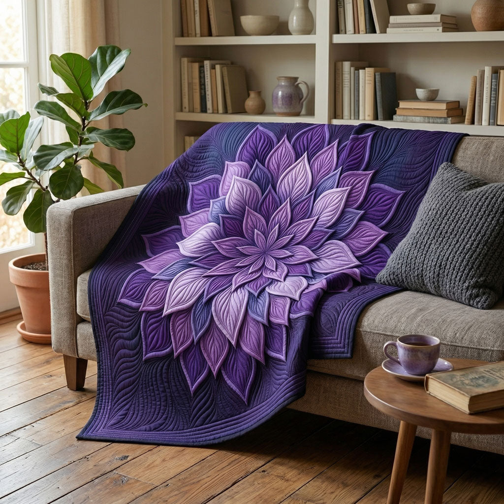 Mystic Violet Bloom WN0904029CL Quilt