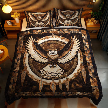 Sacred Owl Totem WN2301081CL Duvet Cover Set