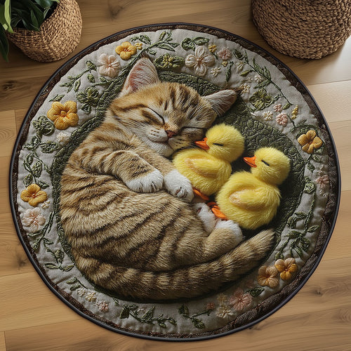 Cat Tender WN2905017CL Quilted Round Mat