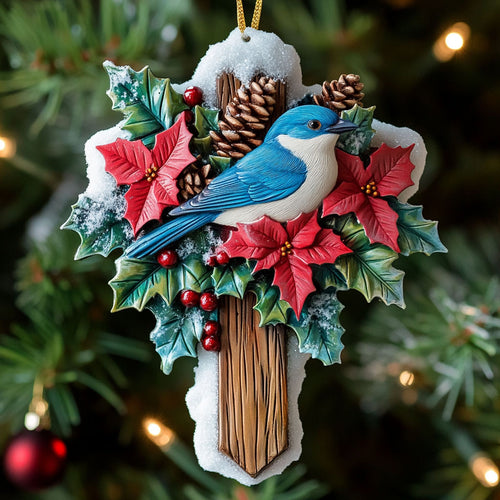 Christmas Bluebird WN2710005CL Christmas Ornament