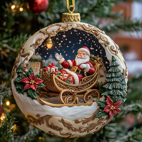 Santa Night Dream CW1710038CL Christmas Ornament