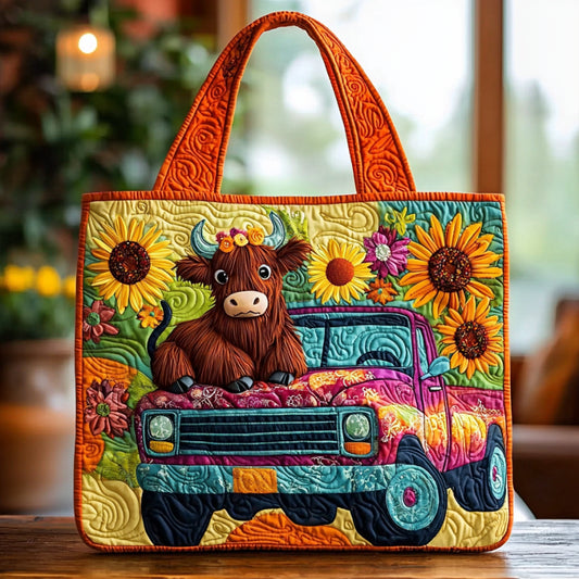 Hippie Cow QA1911006CL Quilted Tote Bag