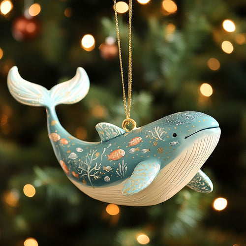 Winter Whale CP2611149CL Christmas Ornament