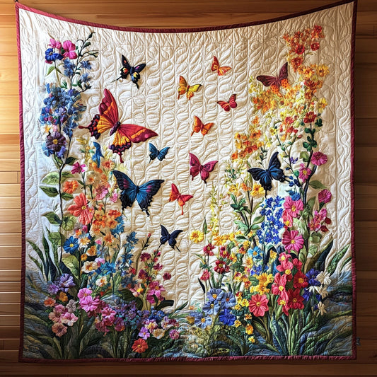 Butterfly Meadow Symphony CW1108065CL Quilt