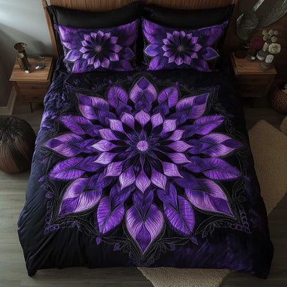 Lush Violet Flower WN1702047CL Duvet Cover Set