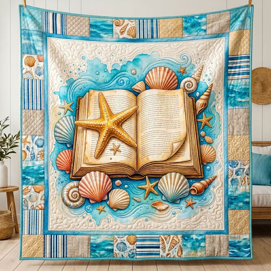 Coastal Seashell Book WN0705003CL Quilt