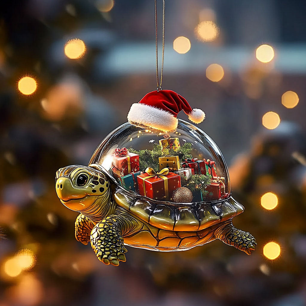 Festive Turtle WN2711018CL Christmas Ornament