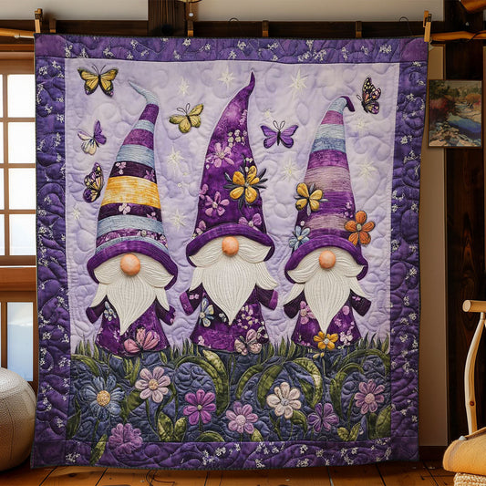 Floral Gnome Harmony WN1501081CL Quilt