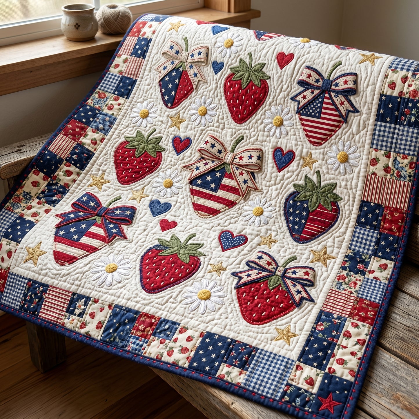 American Strawberry XR2204027CL Quilt