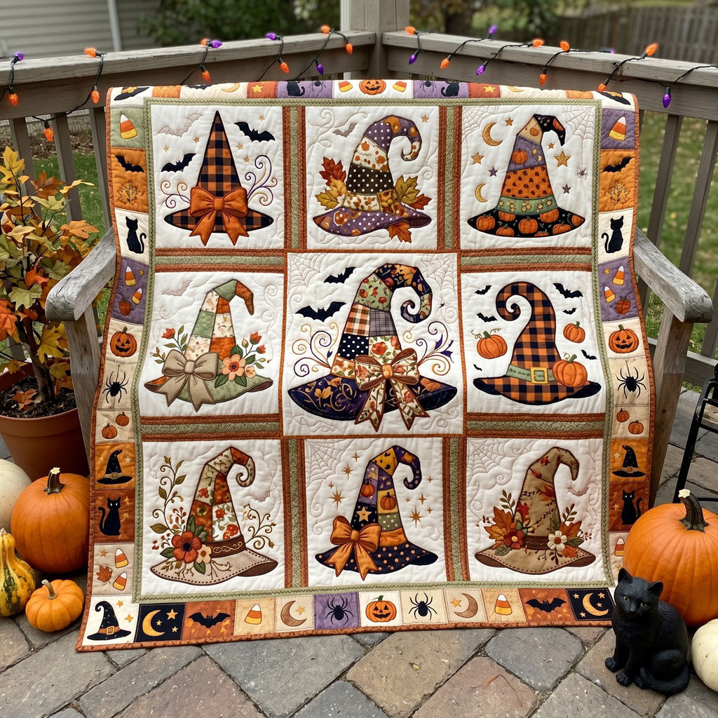 Halloween Hat Parade WN1906007CL Quilt