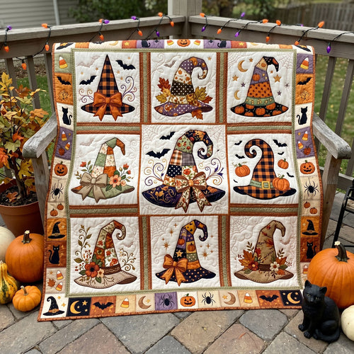 Halloween Hat Parade WN1906007CL Quilt