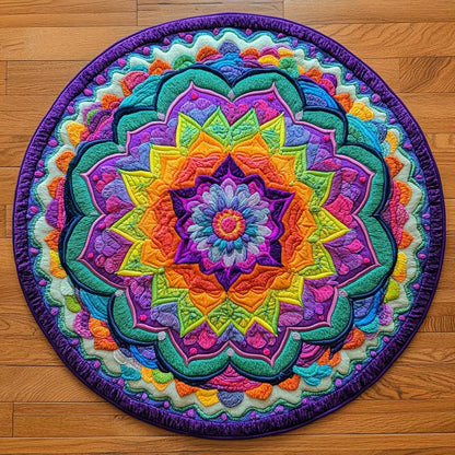 Mystic Mandala WN2504033CL Quilted Round Mat