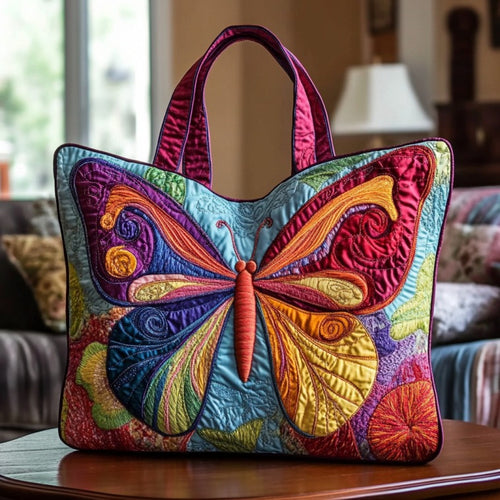 Dancing In The Colors XR2210022CL Quilted Tote Bag