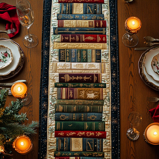 Old Pages XR1011045CL Quilted Table Runner