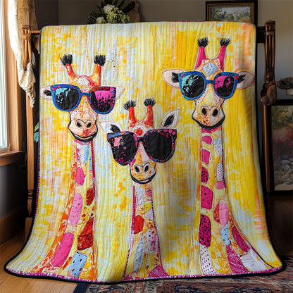 Chill Funny Giraffes WN1103022CL Quilt