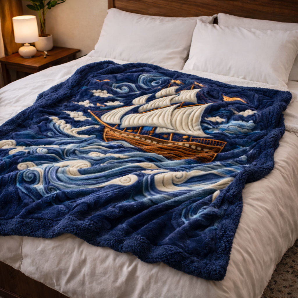 Harbor Sailing KL2801007CL Faux Fur Throw Blanket