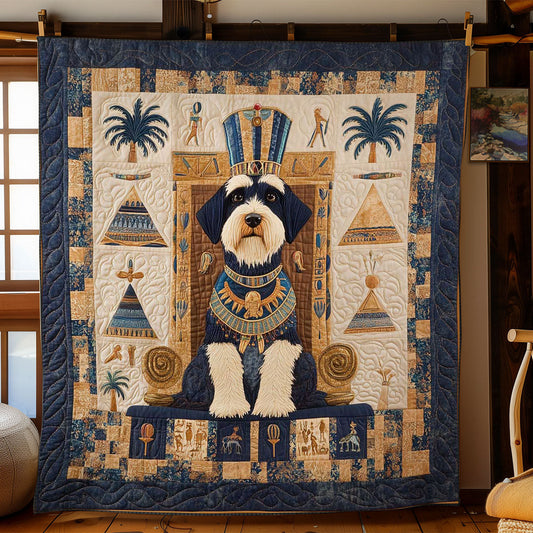 Miniature Schnauzer Pharaoh WN1003002CL Quilt