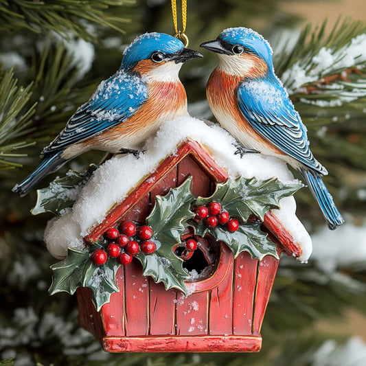 Warm Nest Bluebird WN2710069CL Christmas Ornament