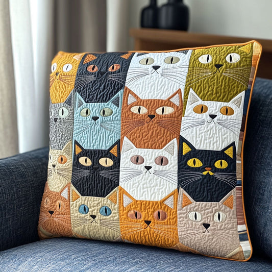 Vibrant Cat CP1405007CL Quilt Pillow Case