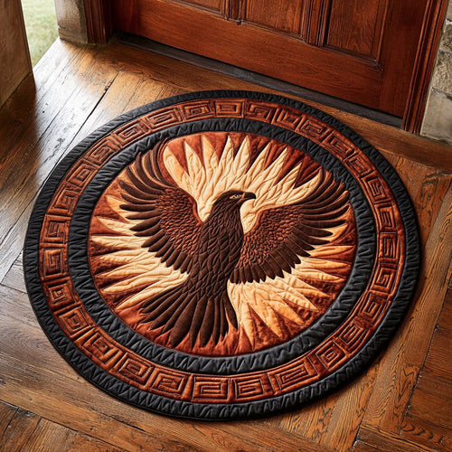 Tribal Wing CP0408004CL Quilted Round Mat