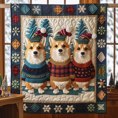 Merry Woofs CP1110051CL Quilt