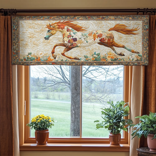 Petal Horse WN1606053CL Quilted Valance