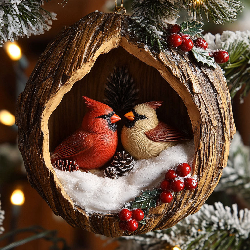 Cardinal Love CW2010011CL Christmas Ornament