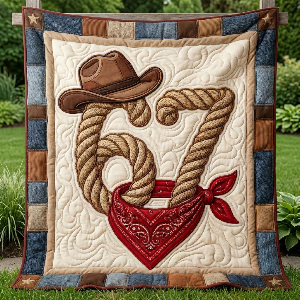 Cowboy Love Rope WN1504004CL Quilt