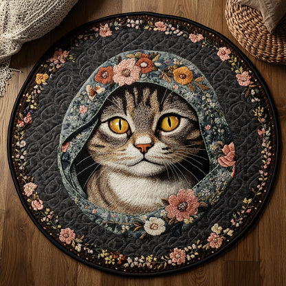 Cat Charms WN0506003CL Quilted Round Mat