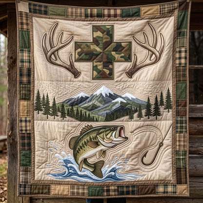Camo Mountain Catch WN2104008CL Quilt