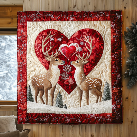 Deer Couple QA0912002CL Quilt