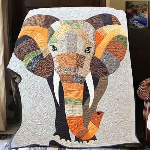 Patchwork Elephant WP1202016CL Quilt