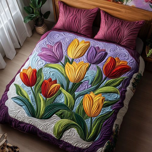 Elegance Tulip WP1003024CL Duvet Cover Set