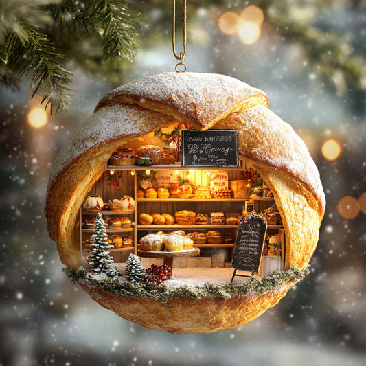 Holiday Croissant WN2911048CL Christmas Ornament