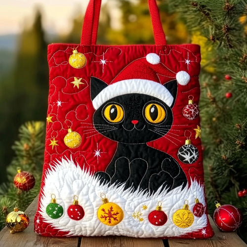 Black Cat Starfall WN0410016CL Quilted Tote Bag