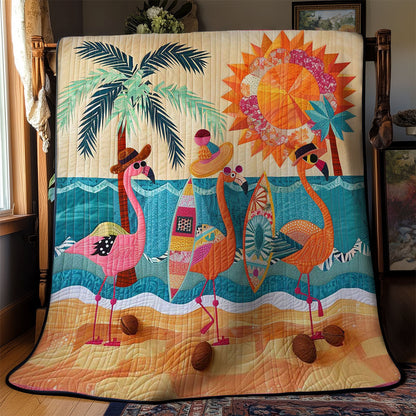 Beachy Flamingo WN2002004CL Quilt