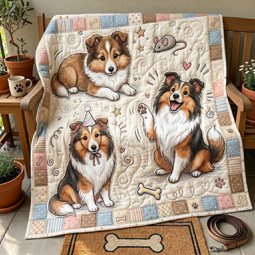 Sweet Sheltie Moments WN2805014CL Quilt