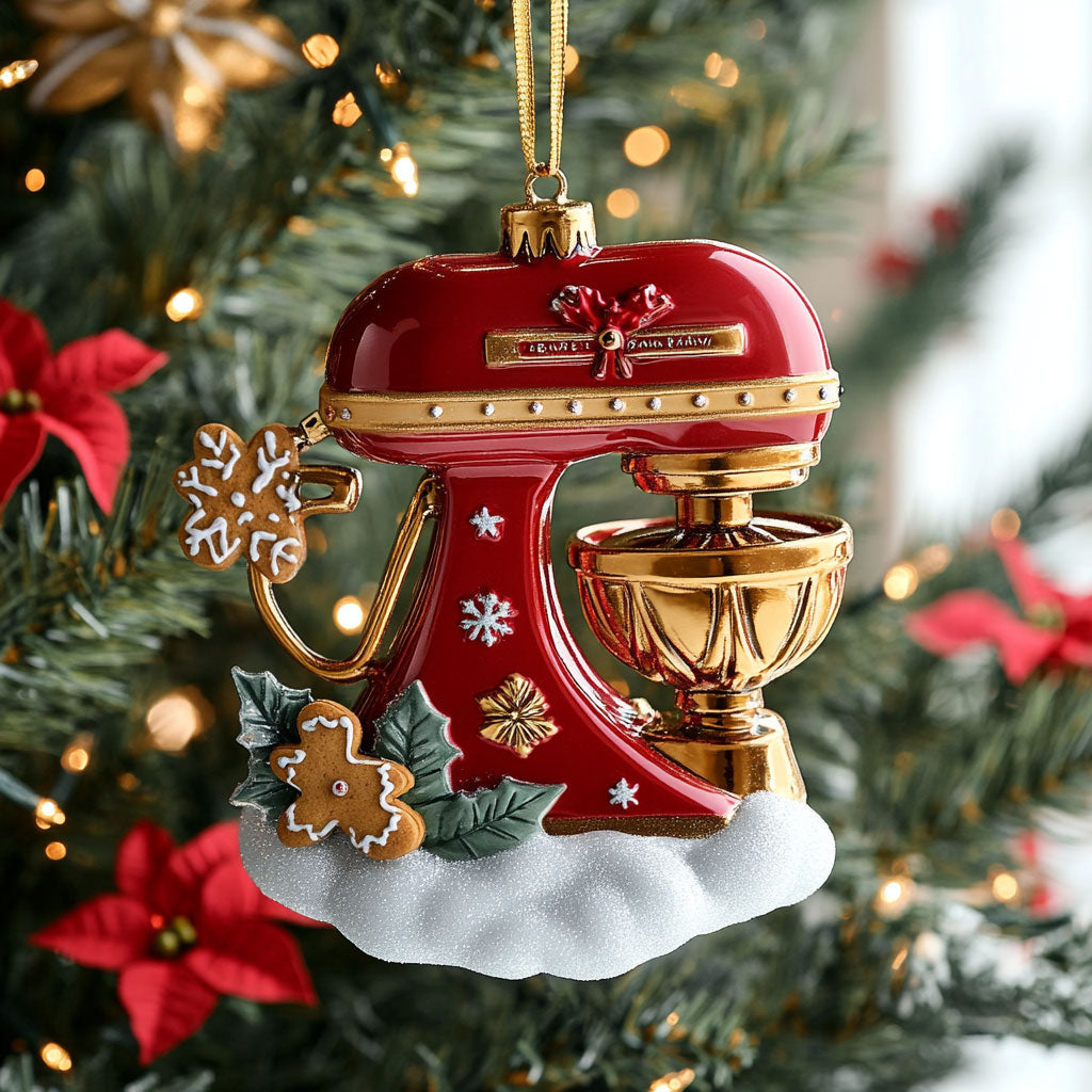 Cozy Bake Flour Mixer Machine WN0411014CL Christmas Ornament