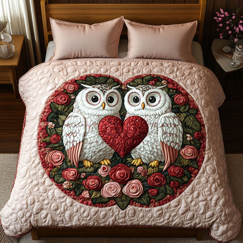 Crimson Rose Owls KL1501044CL Duvet Cover Set