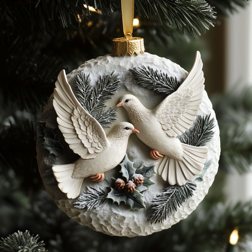 Turtle Dove of Friendship XK1710020CL Christmas Ornament